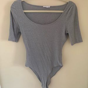 GREY BODYSUIT